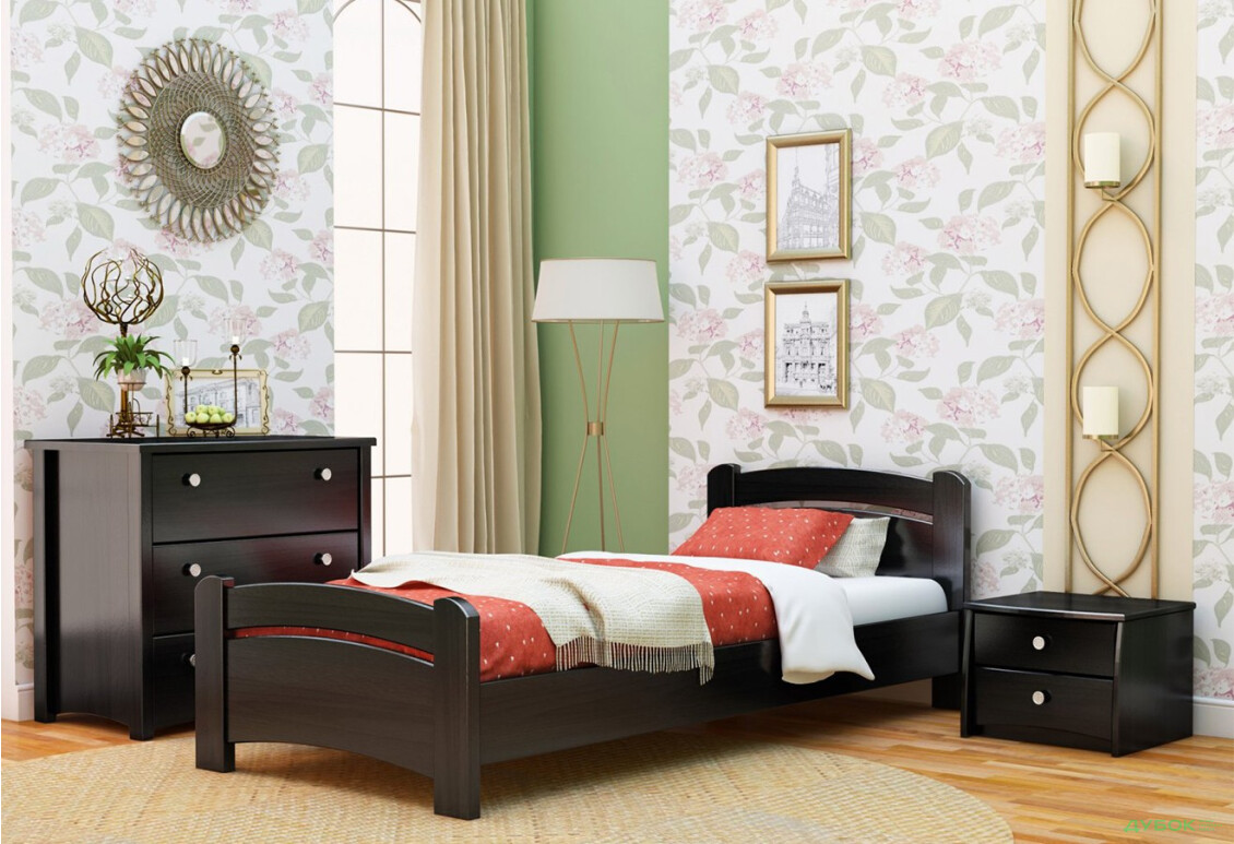 Серия Вега кровать Венеция 90х200 (массив) Эстелла - Изображение 12 Изображение 12 - Серия Вега кровать Венеция 90х200 (массив) Эстелла