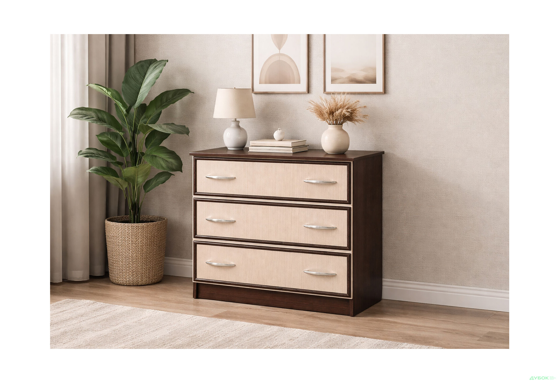 Изображение 2 - Комод Svit Mebliv Ким с 3 ящиками 73 см