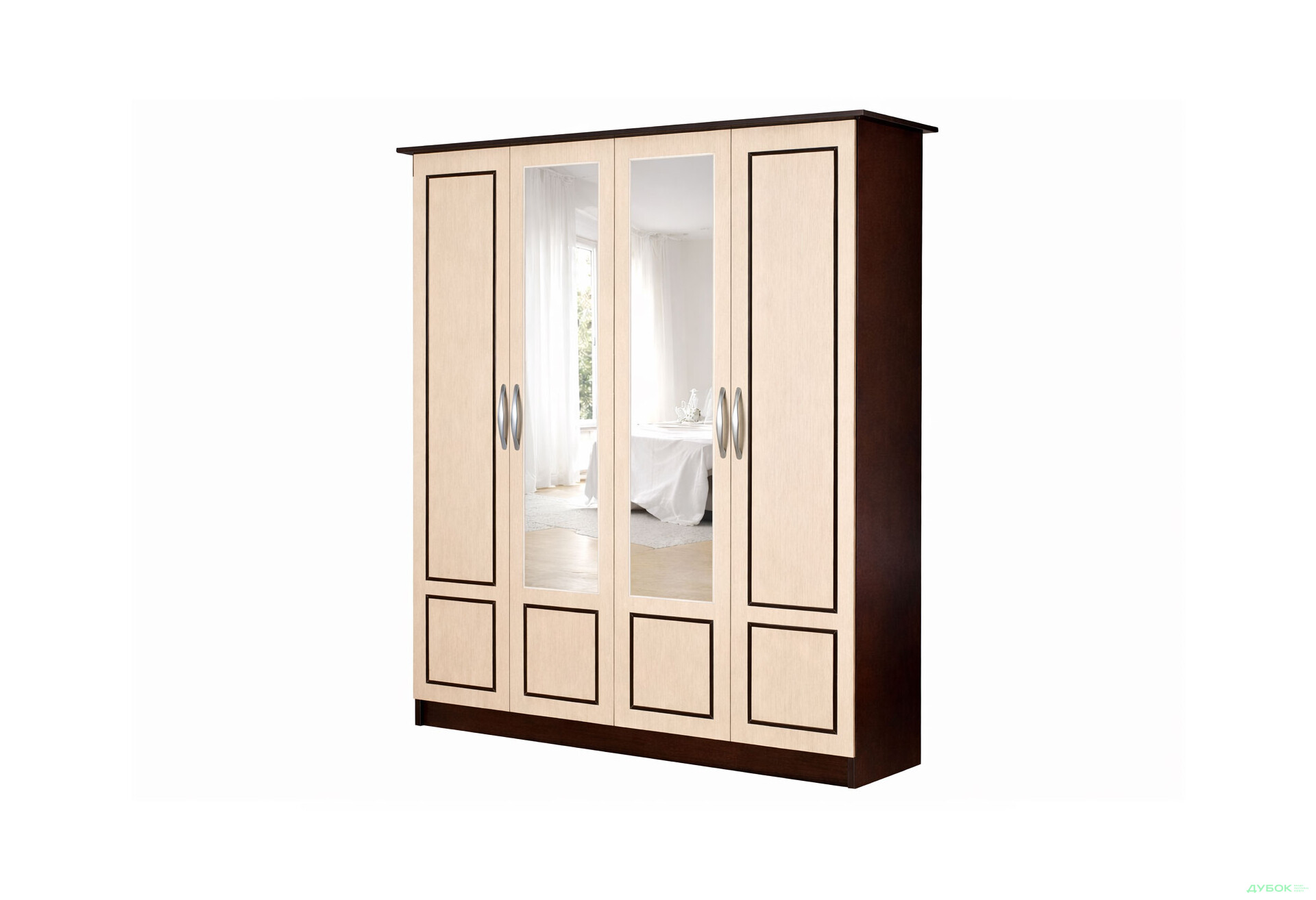 Зображення 1 - Шафа Світ Меблів Кім 4-дверна з дзеркалом 170 см