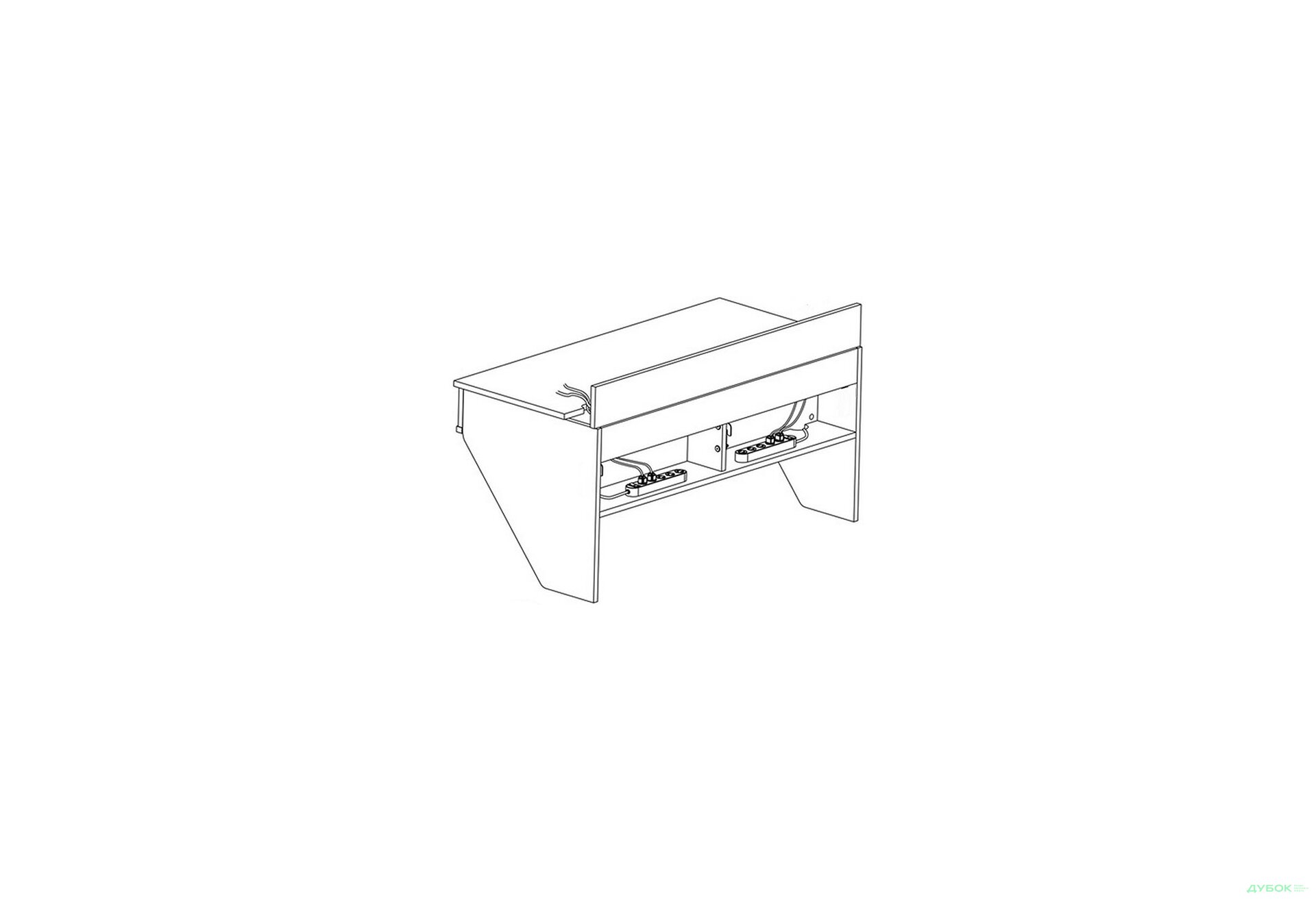 Зображення 6 - Навісний комп'ютерний стіл ZEUS AirTable-II Kit