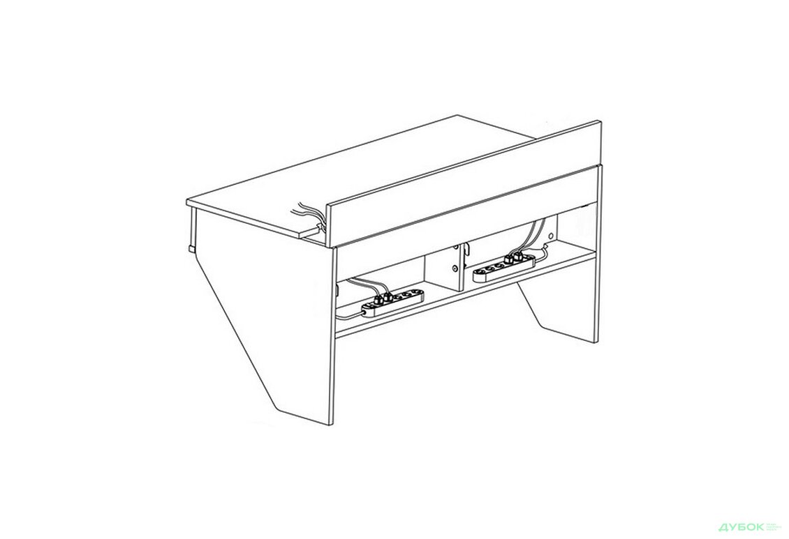 Зображення 6 - Навісний комп'ютерний стіл ZEUS AirTable-II Kit