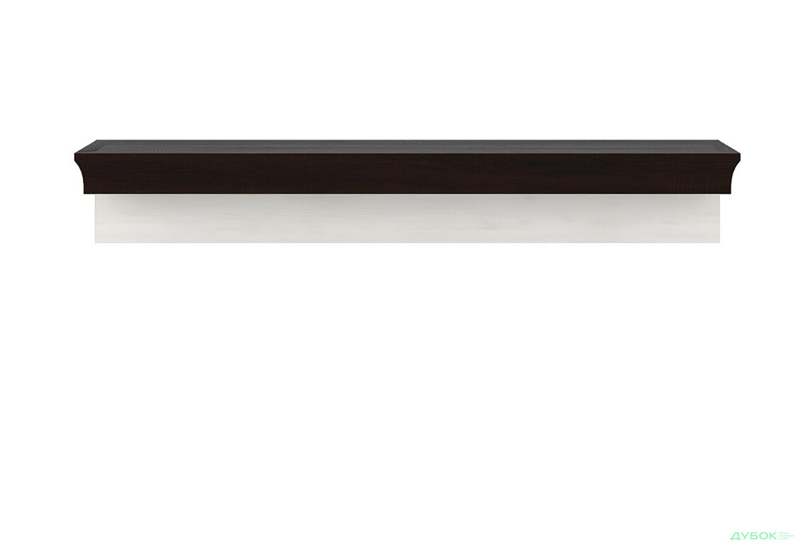 Полиця навісна VMV holding Лавенда 110 см Дуб шоколадний/Сосна норвезька