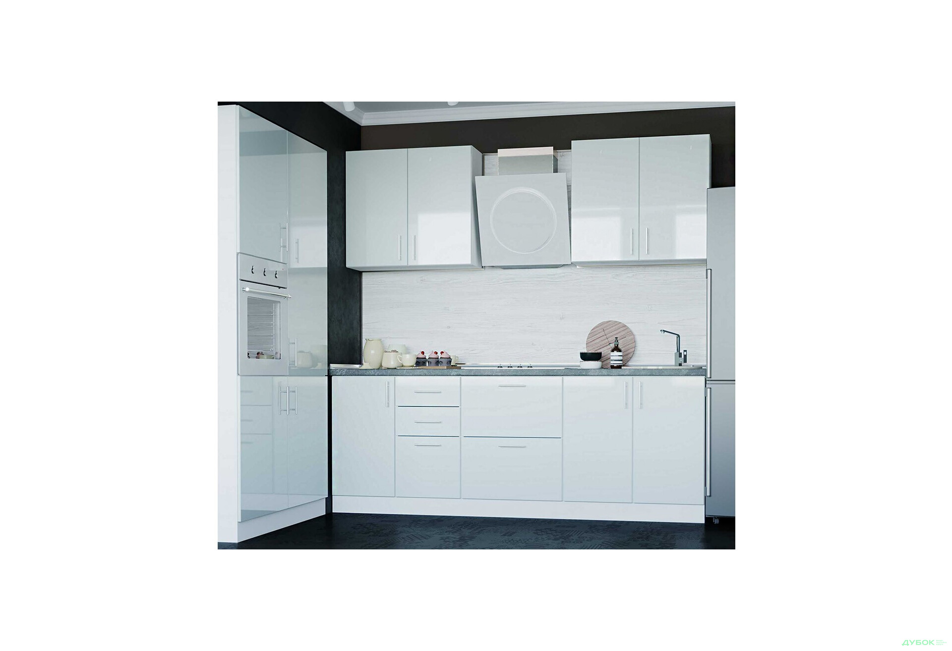 Модульна кухня Хай Глосс / High Gloss MebelStar - Зображення 9 Зображення 9 - Модульна кухня Хай Глосс / High Gloss MebelStar