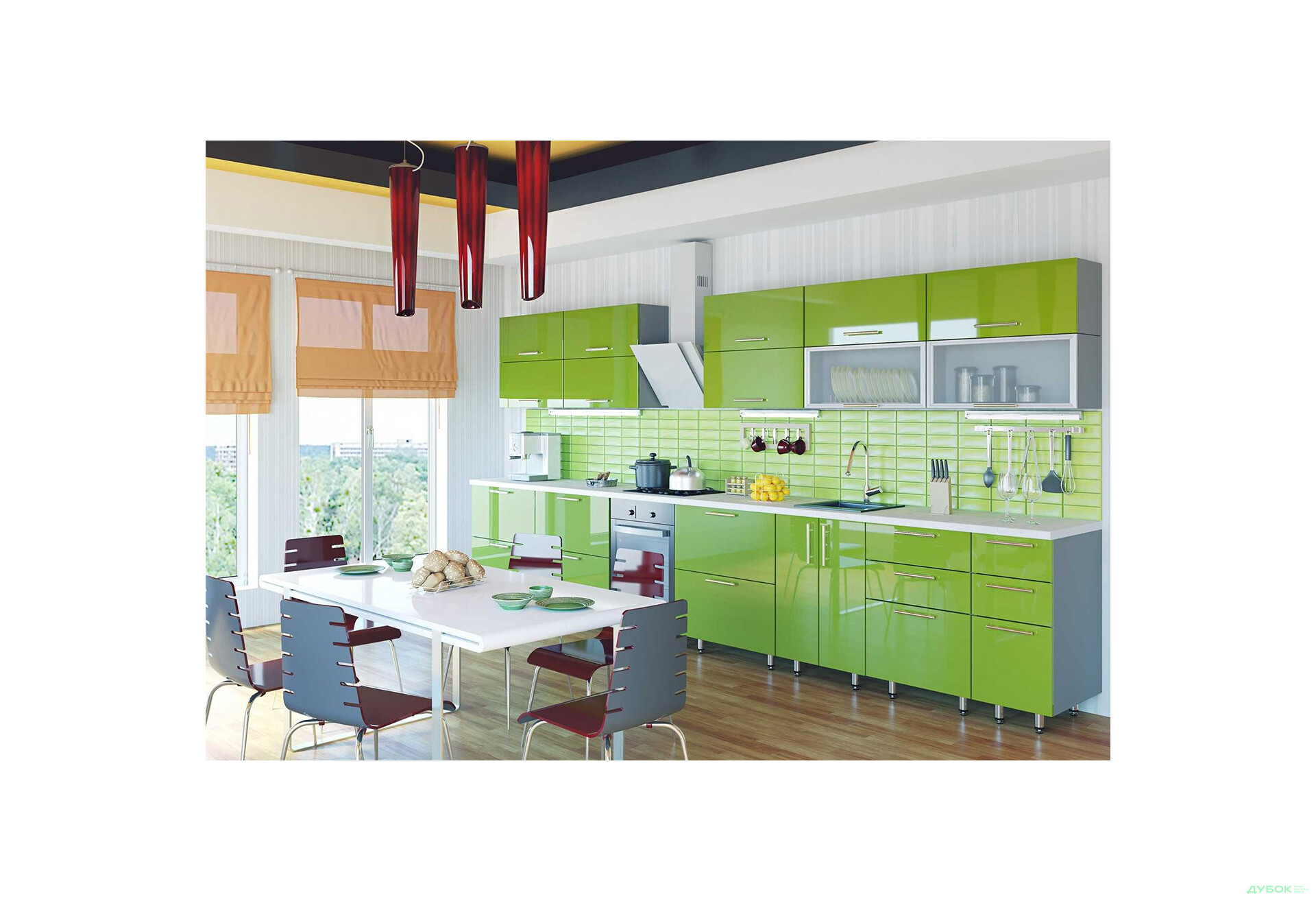 Модульна кухня Хай Глосс / High Gloss MebelStar - Зображення 7 Зображення 7 - Модульна кухня Хай Глосс / High Gloss MebelStar