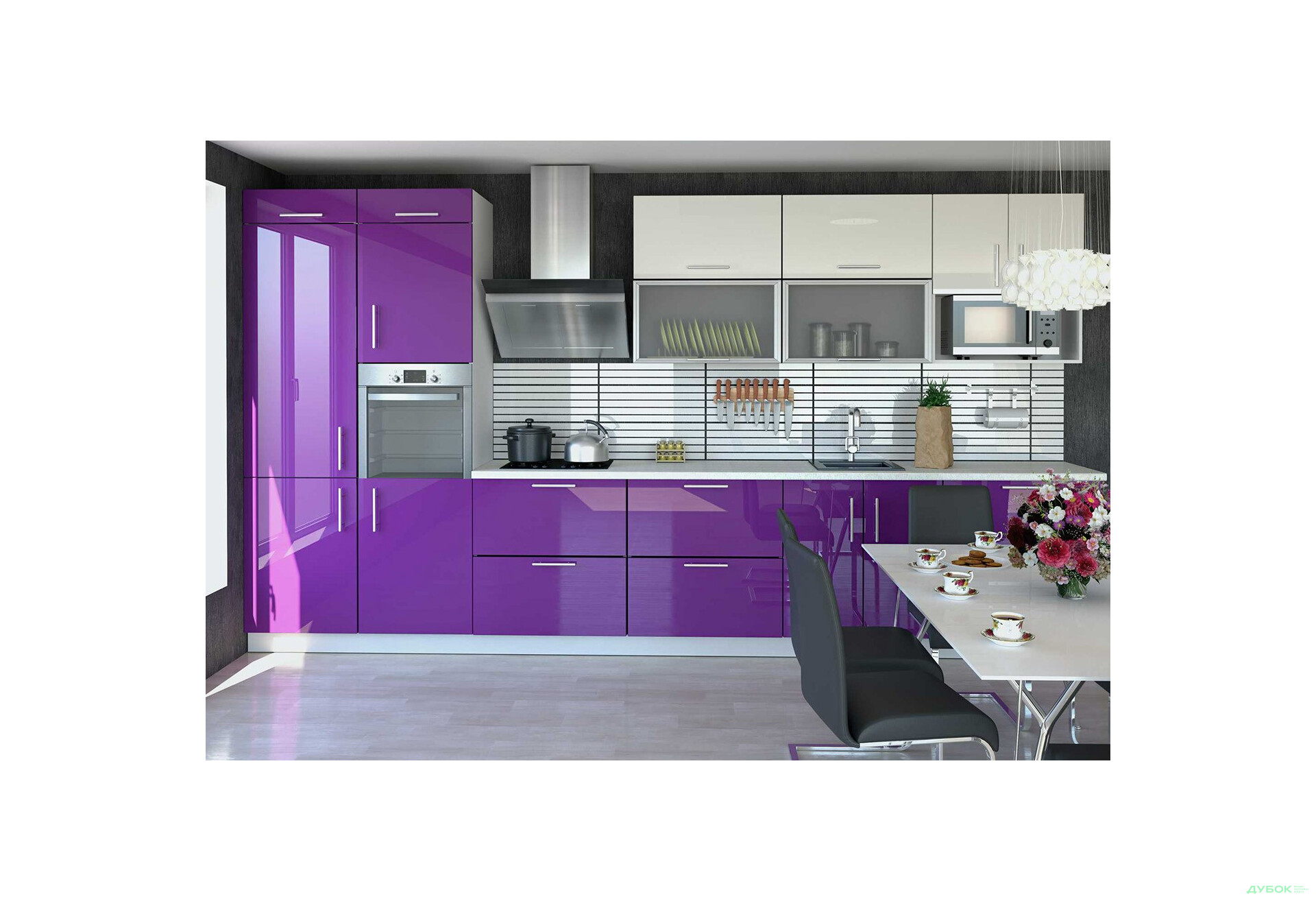 Модульна кухня Хай Глосс / High Gloss MebelStar - Зображення 8 Зображення 8 - Модульна кухня Хай Глосс / High Gloss MebelStar