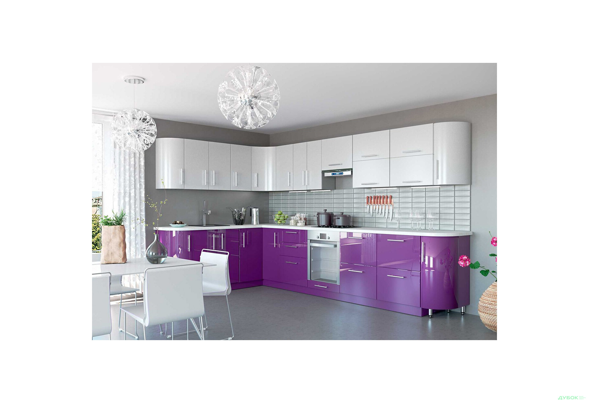 Модульна кухня Хай Глосс / High Gloss MebelStar - Зображення 12 Зображення 12 - Модульна кухня Хай Глосс / High Gloss MebelStar