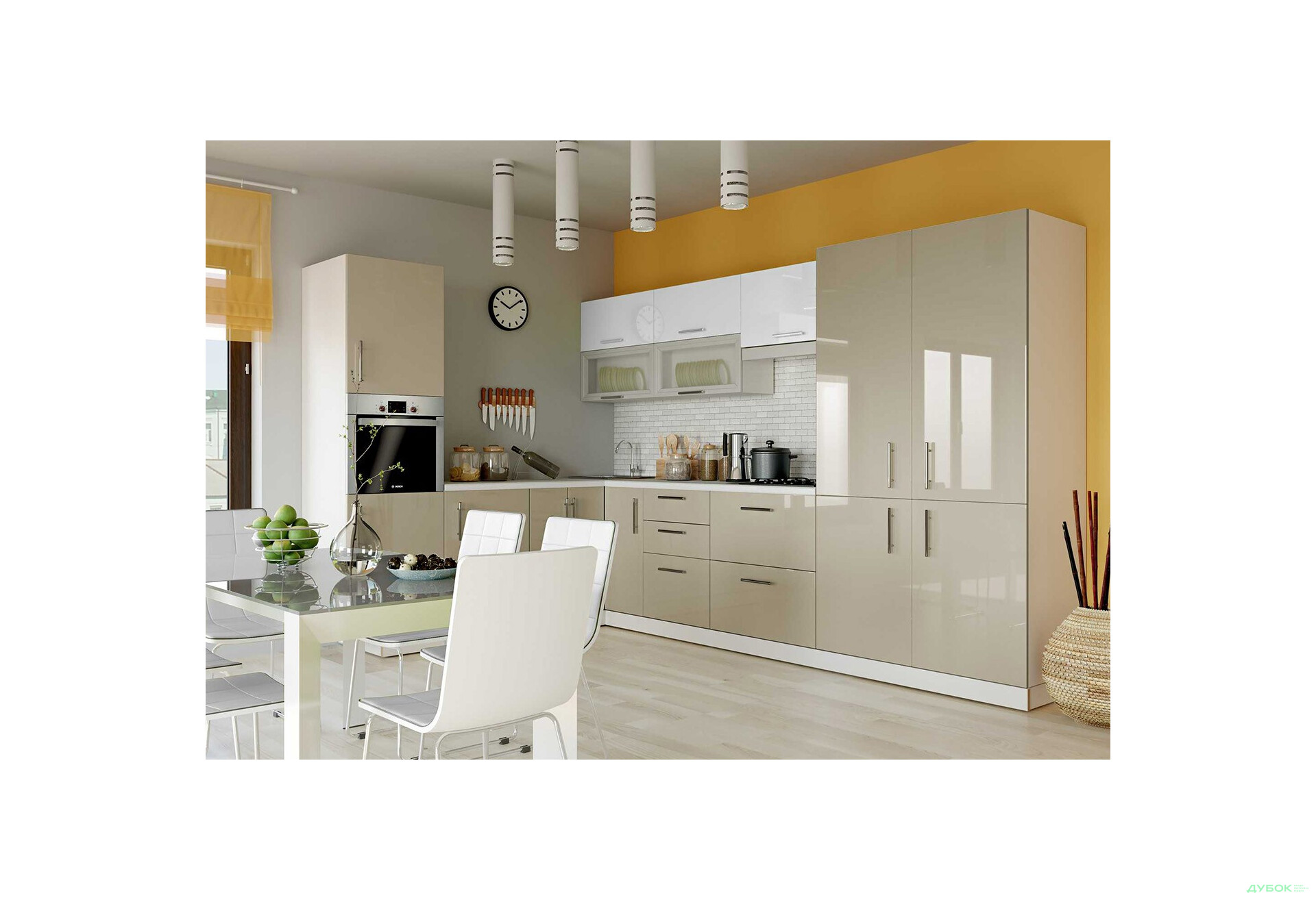 Модульна кухня Хай Глосс / High Gloss MebelStar - Зображення 1 Зображення 1 - Модульна кухня Хай Глосс / High Gloss MebelStar