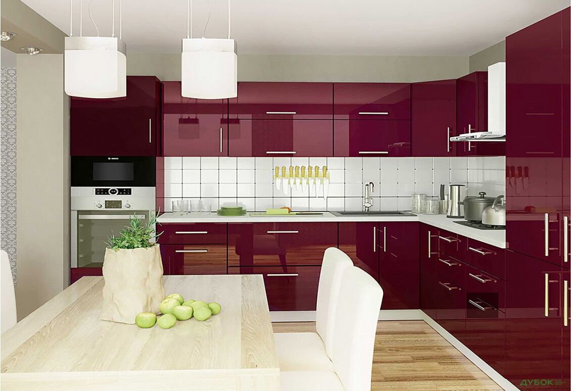 Модульна кухня Хай Глосс / High Gloss MebelStar - Зображення 2 Зображення 2 - Модульна кухня Хай Глосс / High Gloss MebelStar