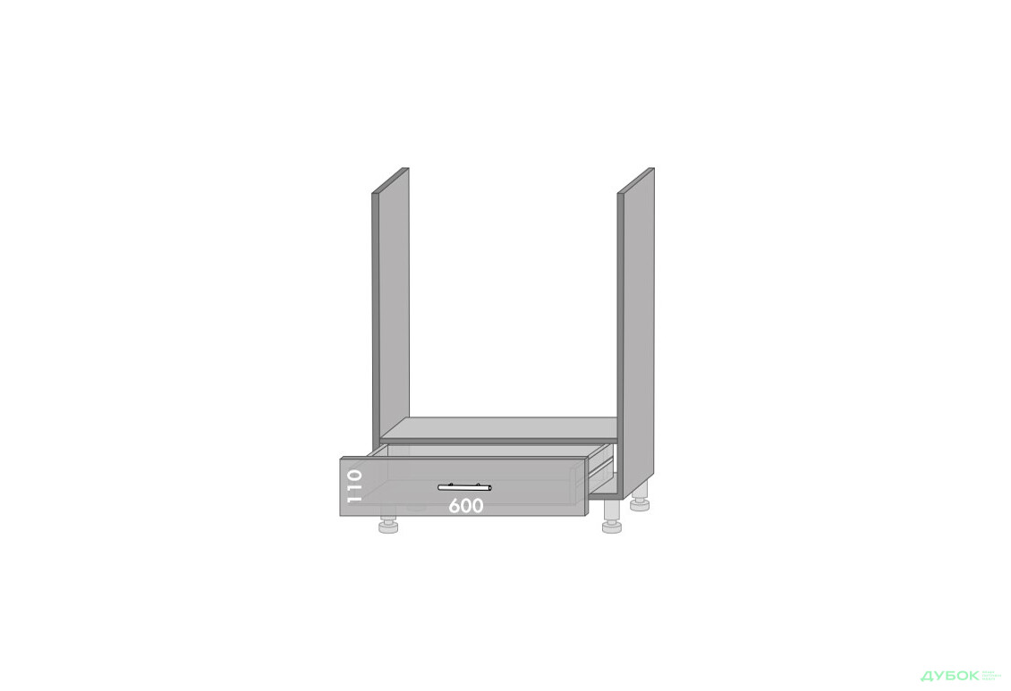 Низ 65 духовка Хай Глосс / High Gloss Мебель Стар - Изображение 1 Изображение 1 - Низ 65 духовка Хай Глосс / High Gloss Мебель Стар