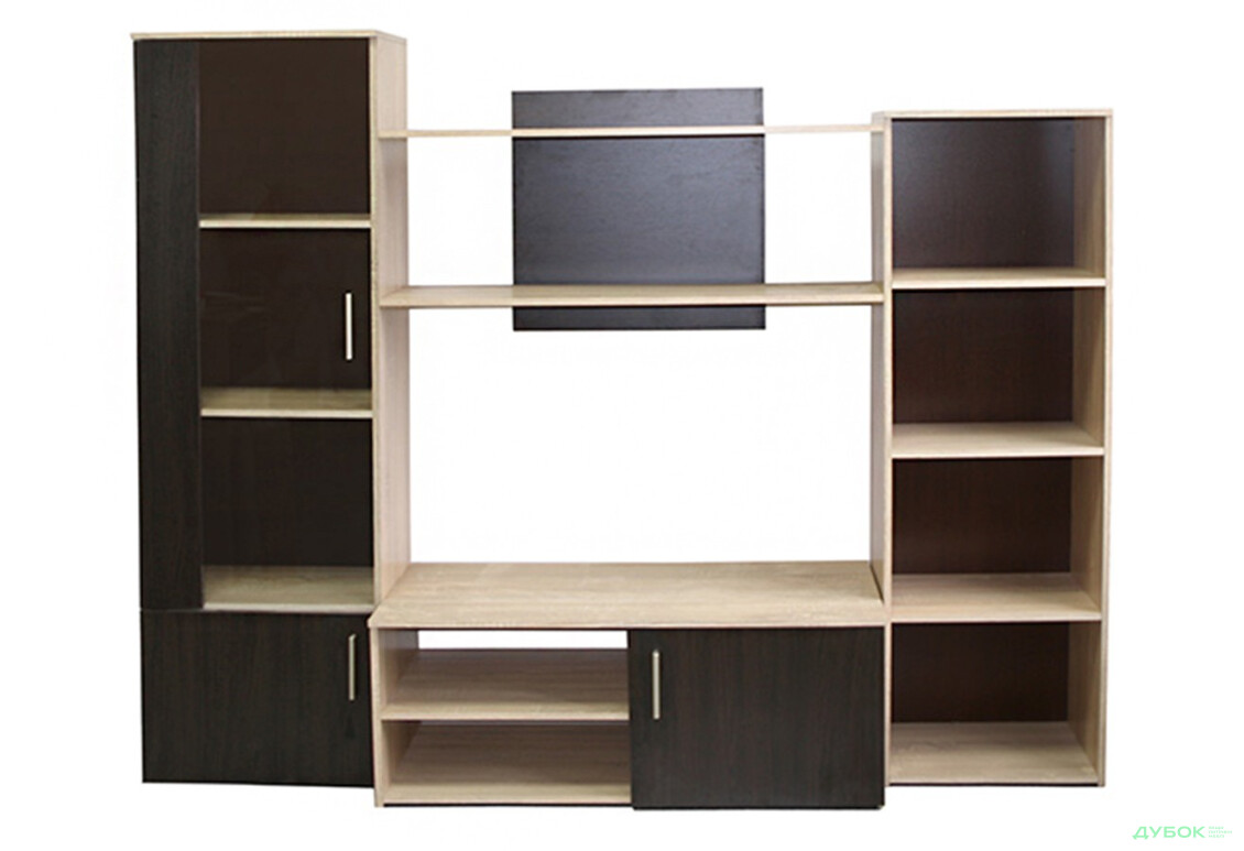 Стінка VMV holding Тігра 215 см Дуб сонома/Венге - Зображення 2 Зображення 2 - Стінка VMV holding Тігра 215 см Дуб сонома/Венге