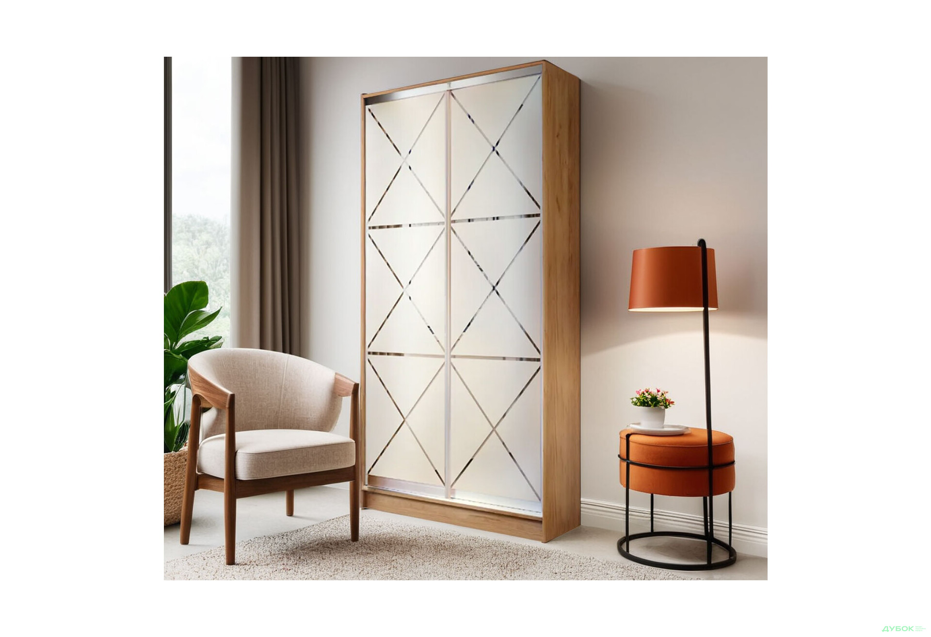 Зображення 2 - Шафа-купе 2D 1100 MebelStar