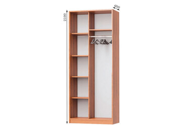 Корпус 1200х600 Шафа-купе 2D 1200 MebelStar