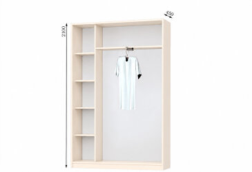 Корпус 1300х450 Шафа-купе 2D 1300