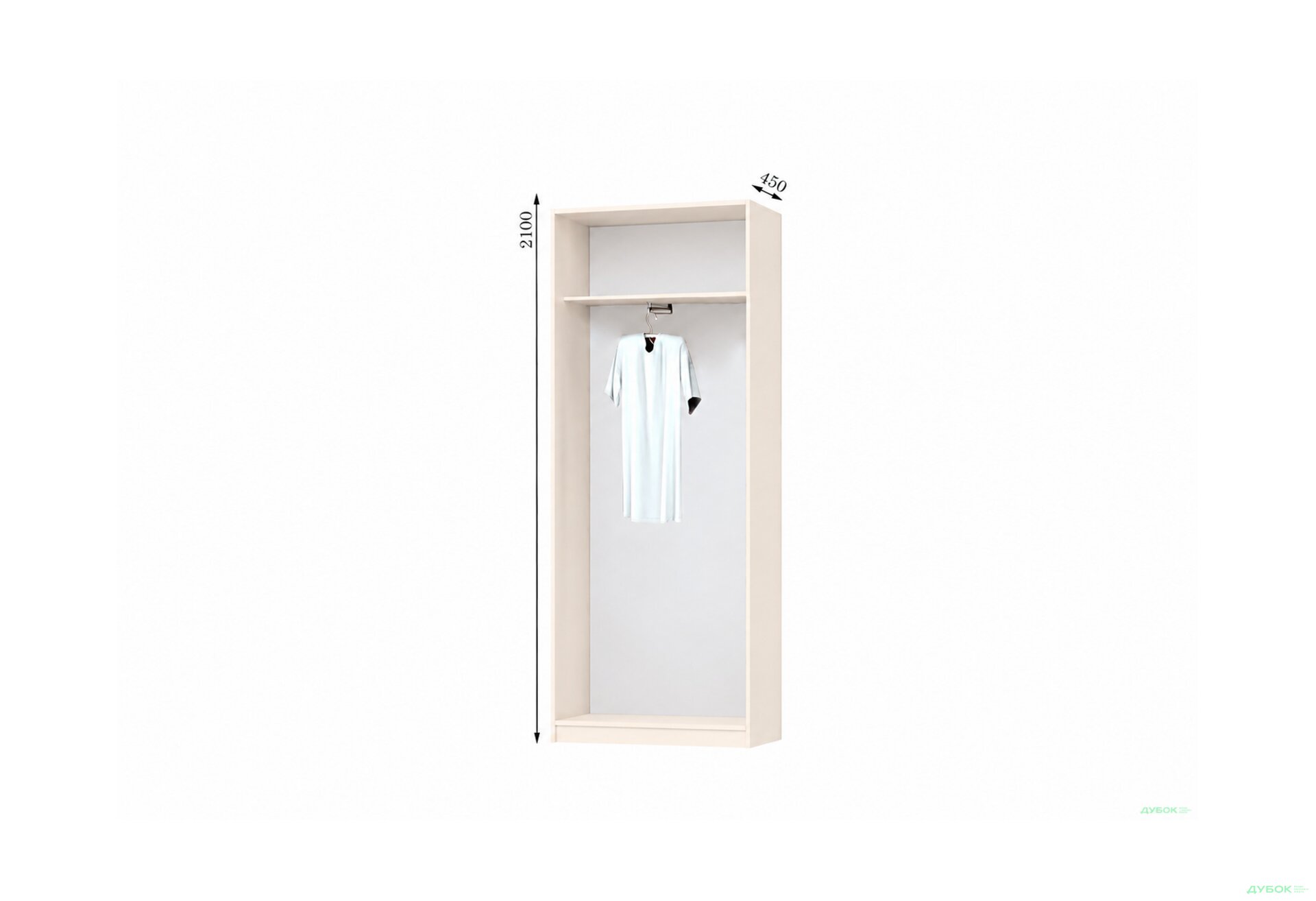 Изображение 1 - Корпус 1200х450 УНИ Шкаф-купе 2D 1200
