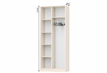 Корпус 900х600 Шафа-купе 2D 900
