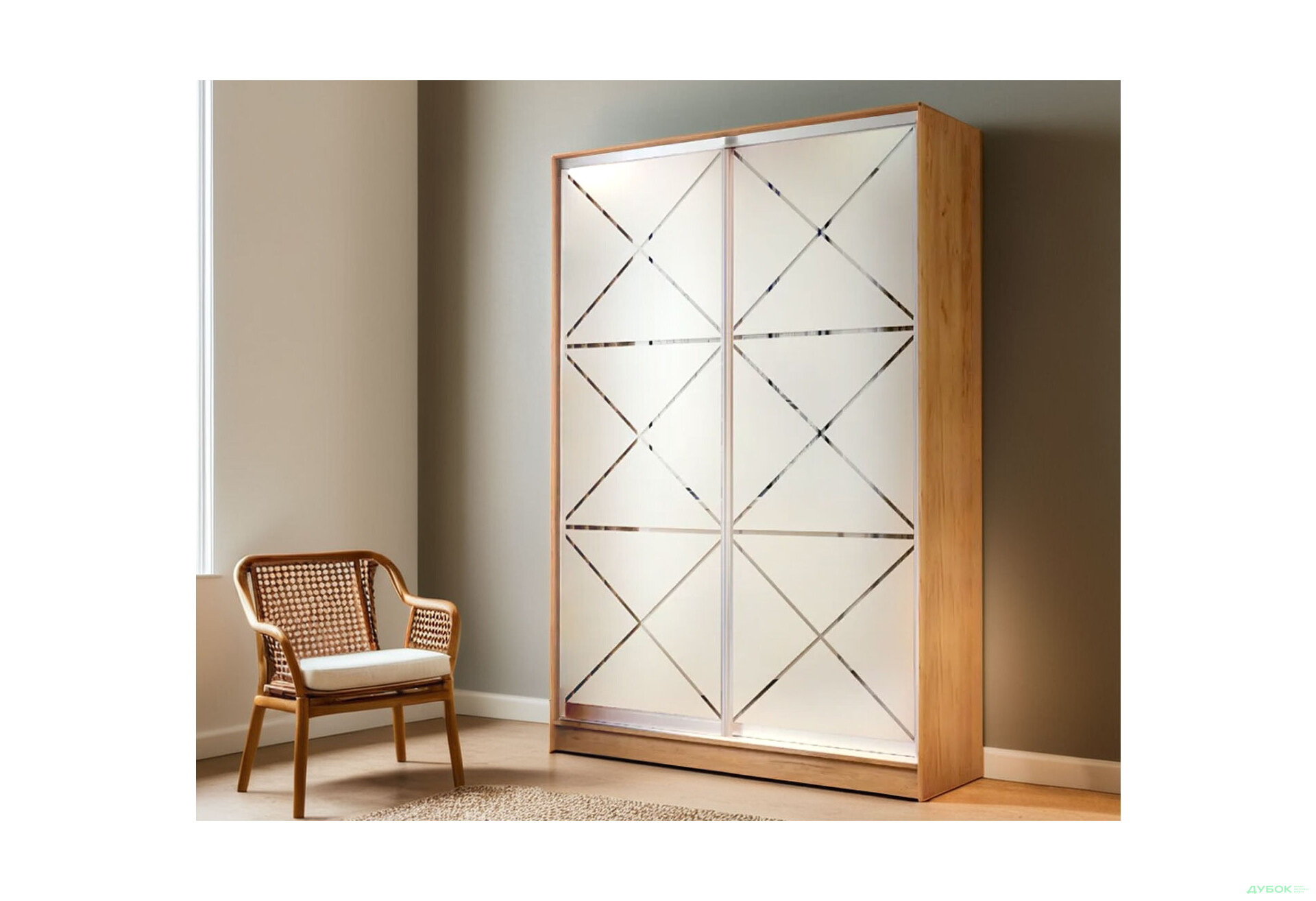 Зображення 2 - Шафа-купе 2D 1500 MebelStar