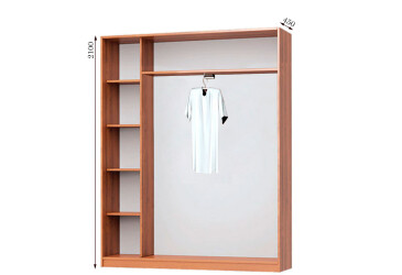 Корпус 1700х450 Шкаф-купе 2D 1700 Мебель Стар