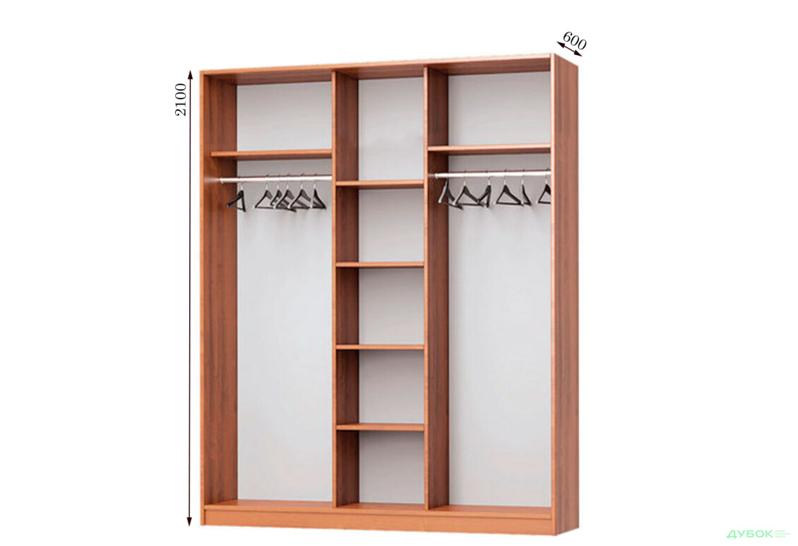Корпус 2000х600 Шафа-купе 3D 2000 MebelStar - Зображення 1 Зображення 1 - Корпус 2000х600 Шафа-купе 3D 2000 MebelStar