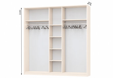 Корпус 2200х600 Шафа-купе 3D 2200