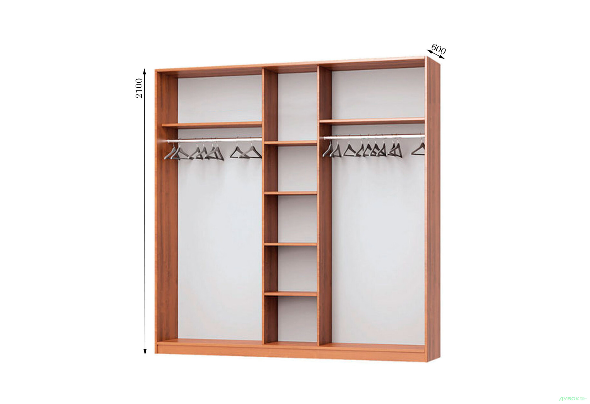 Корпус 2200х600 Шкаф-купе 3D 2200 Мебель Стар - Изображение 1 Изображение 1 - Корпус 2200х600 Шкаф-купе 3D 2200 Мебель Стар