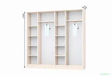 Корпус 2700х450 Шафа-купе 4D 2700