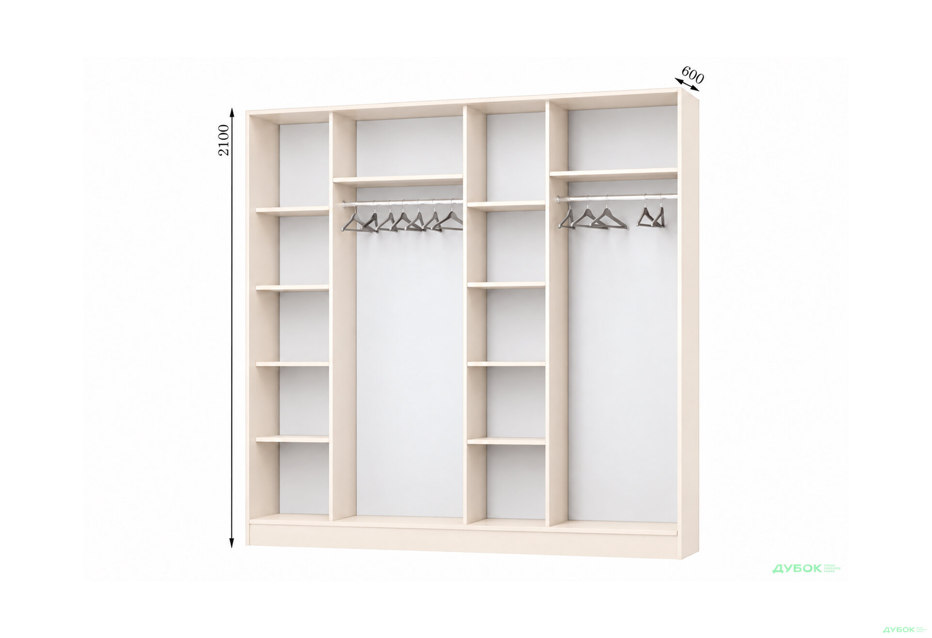 Изображение 1 - Корпус 2700х600 Шкаф-купе 4D 2700