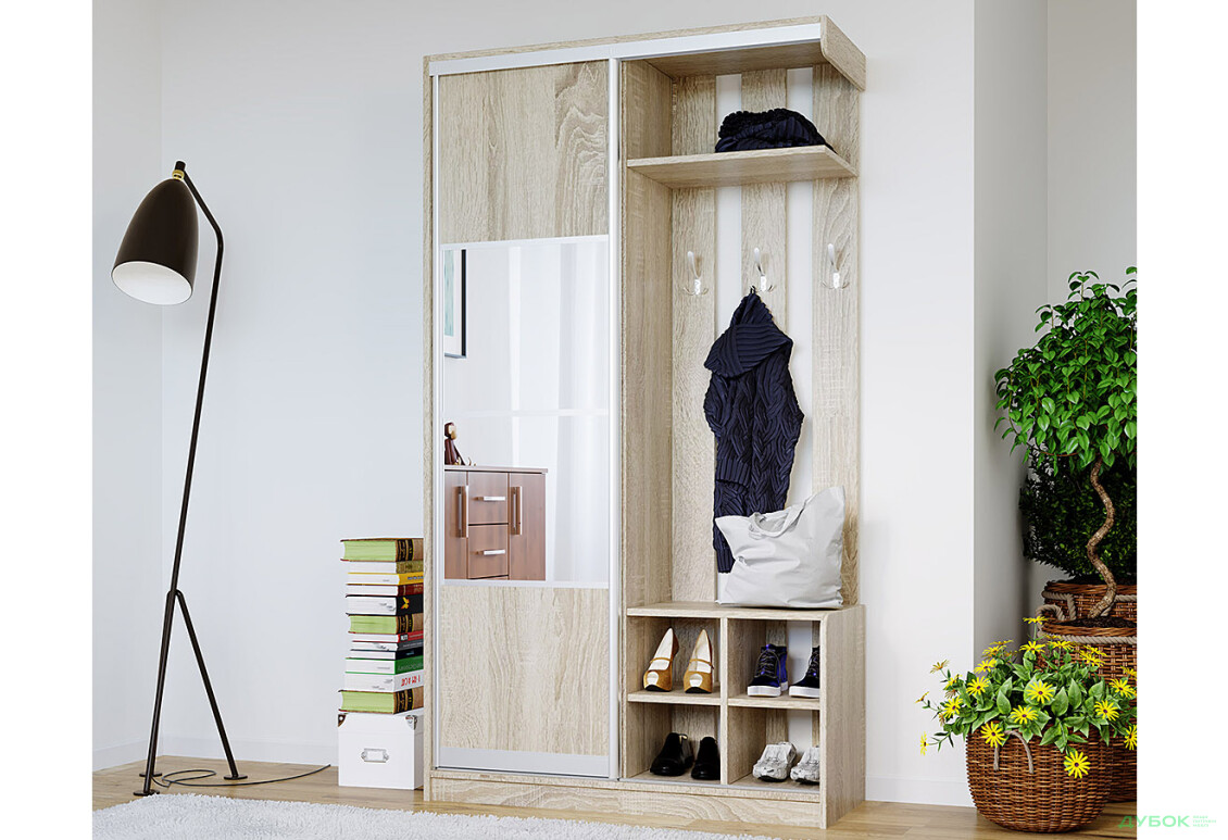 Модульная прихожая Линда 1.2 Мебель Стар - Изображение 1 Изображение 1 - Модульная прихожая Линда 1.2 Мебель Стар