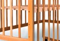 Зображення 4 - Ліжечко з рухомою боковиною, дугами та колесами 1В21-2
