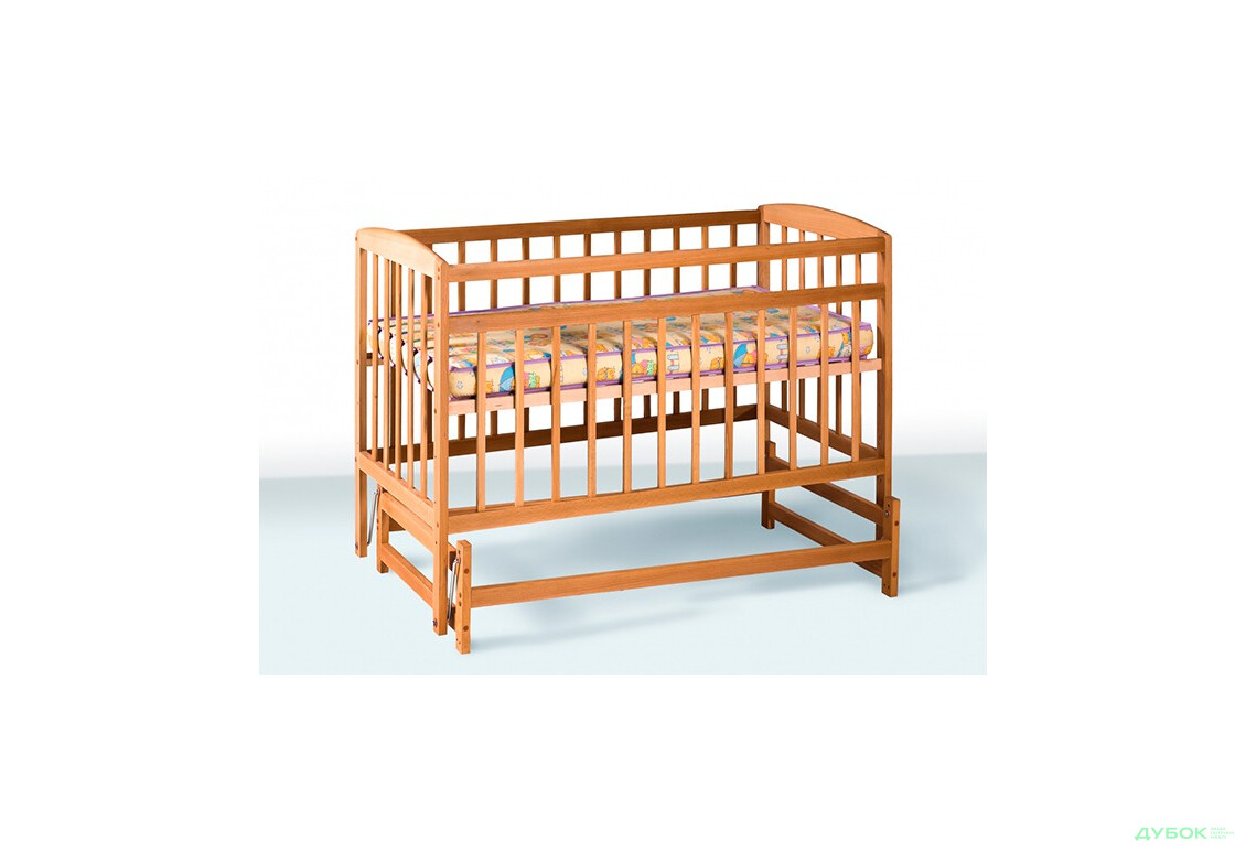 Кроватка детская на шарнирах 1В28-2 Гойдалка