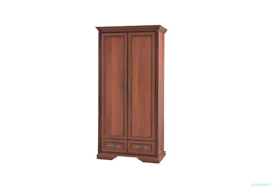Шкаф для одежды (2-х дверная без зеркал) Ш-1478 Росава БМФ