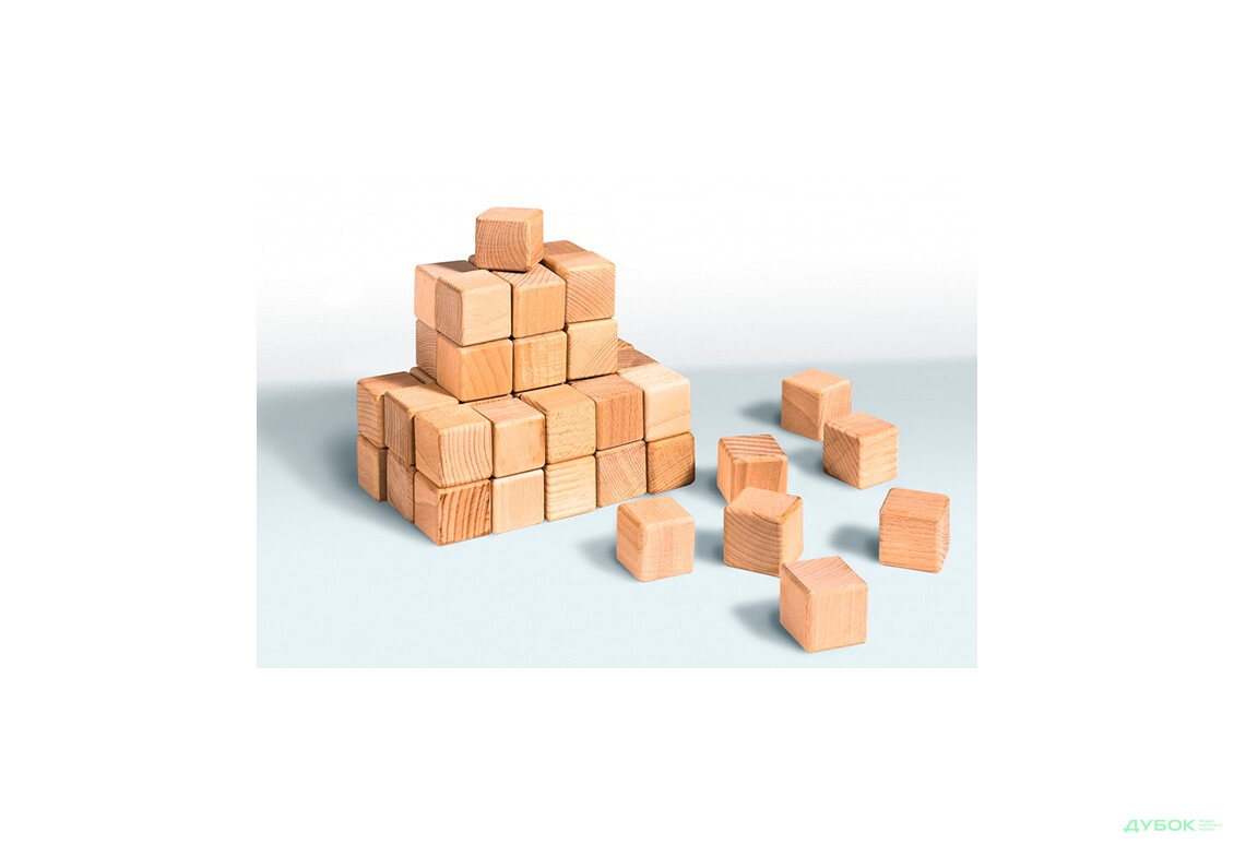 Кубики деревянные (20 шт) 11С210-1 Гойдалка