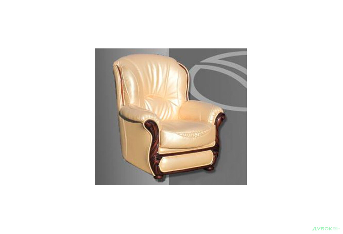 Фото 2 - Диван Плай Комплект: диван + 2 крісла Шкіра Віком