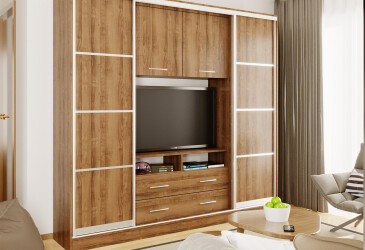 Модульная гостиная Наоми 2.7 Мебель Стар