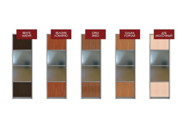 Фасад 200x56 Комби ДСП с зеркалом Наоми 2.4 Мебель Стар