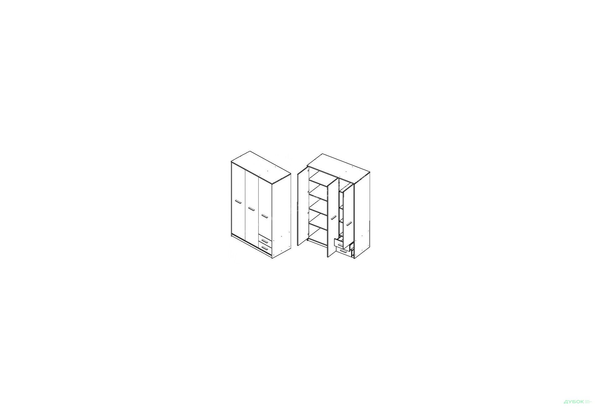 Зображення 4 - Шафа SZF3D2S Непо