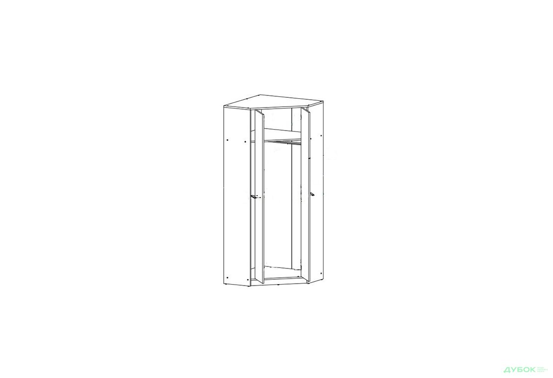 Зображення 4 - Шафа кутова SZFN2D Непо