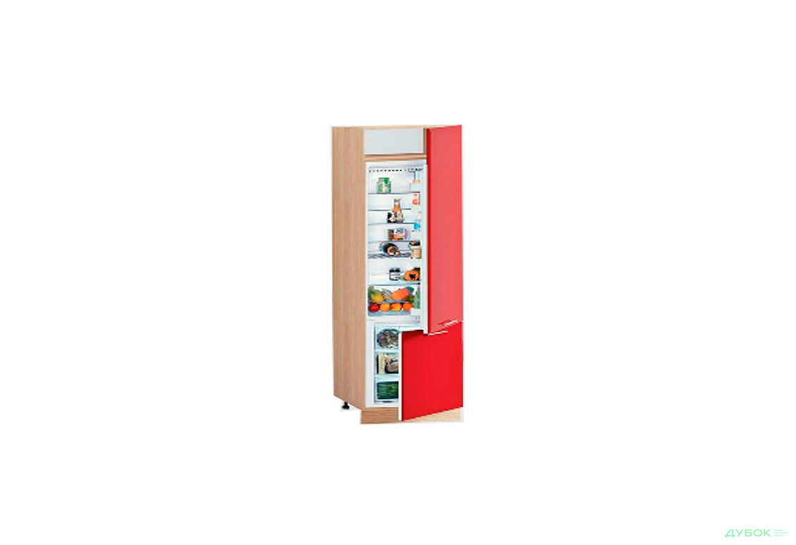 Т-2893 шкаф под встроенный холодильник Серия Хай-Тек матовая Комфорт Мебель