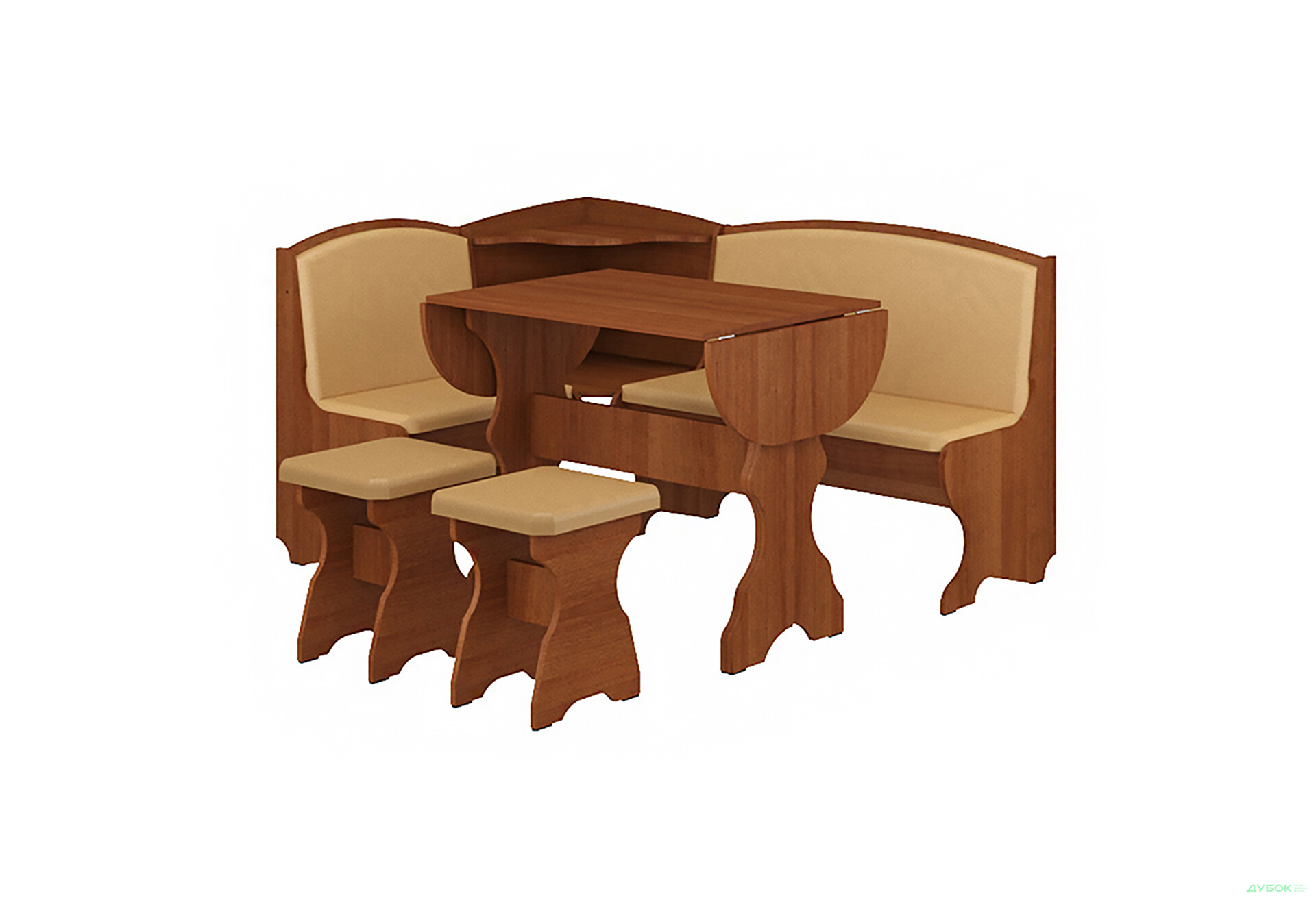 Кухонный уголок Виконт (с раскл.столом) Пехотин - Изображение 2 Изображение 2 - Кухонный уголок Виконт (с раскл.столом) Пехотин