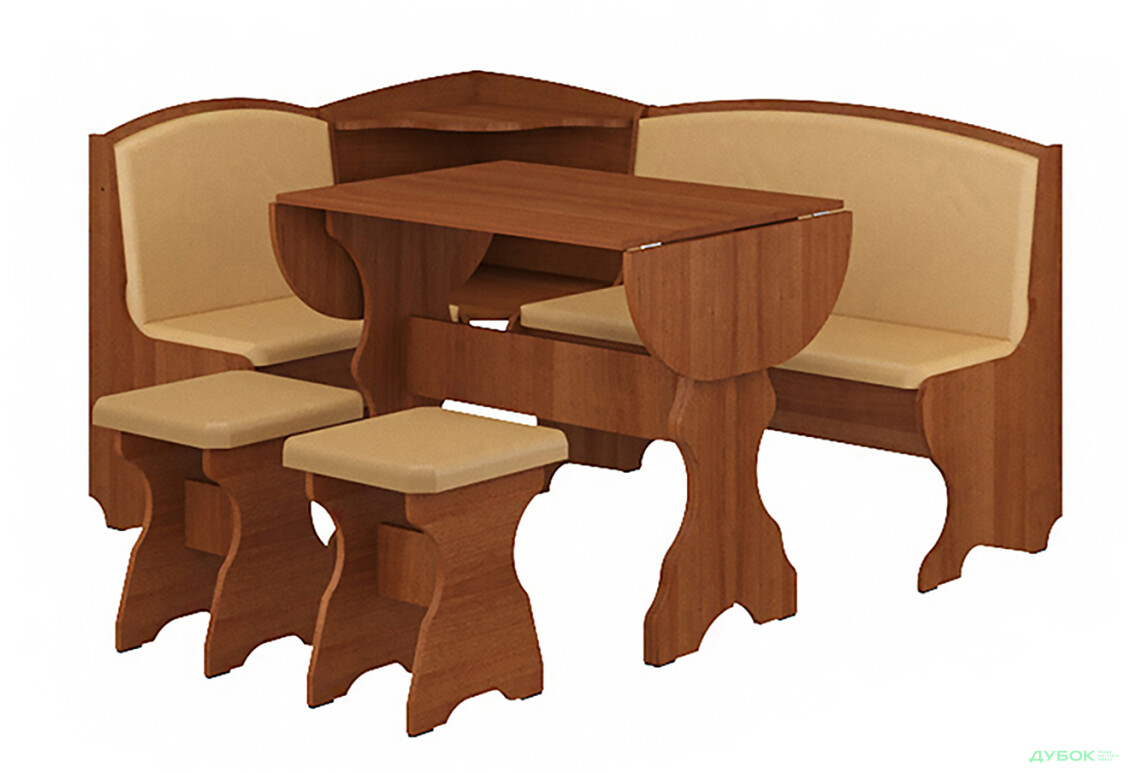 Кухонный уголок Виконт (с раскл.столом) Пехотин - Изображение 2 Изображение 2 - Кухонный уголок Виконт (с раскл.столом) Пехотин