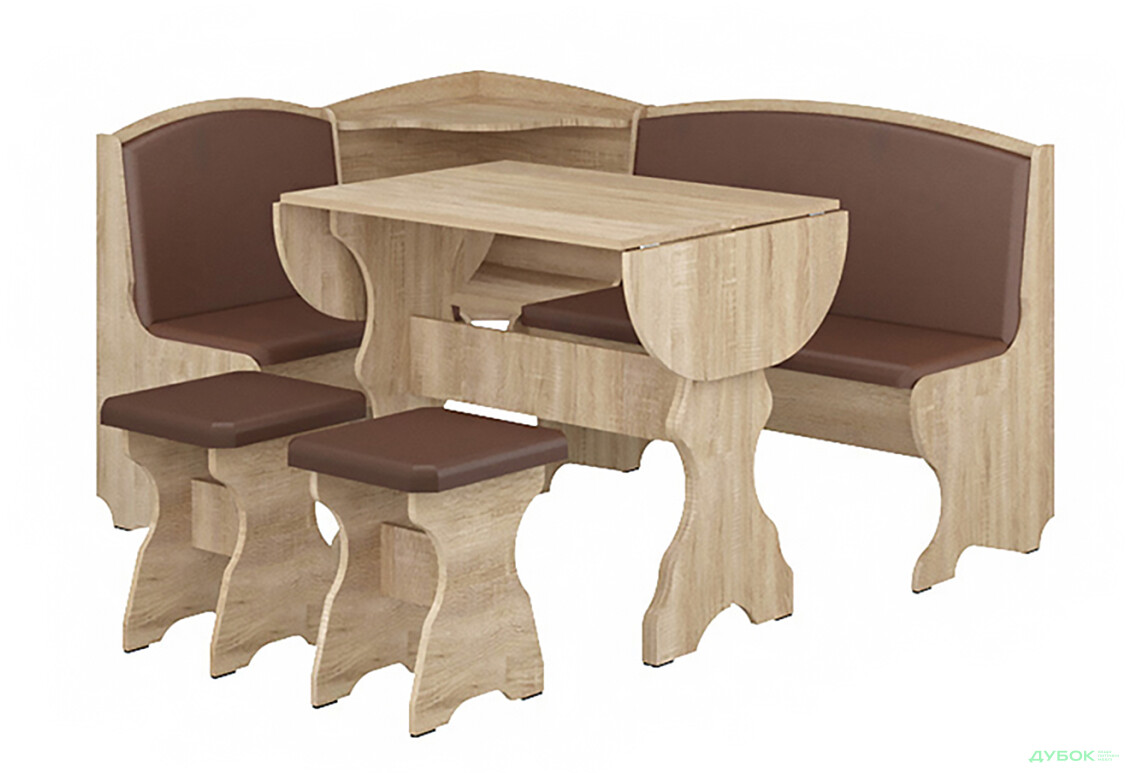 Кухонный уголок Виконт (с раскл.столом) Пехотин - Изображение 4 Изображение 4 - Кухонный уголок Виконт (с раскл.столом) Пехотин