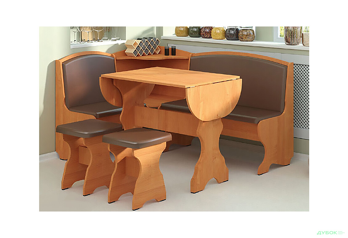 Кухонный уголок Виконт (с раскл.столом) Пехотин - Изображение 8 Изображение 8 - Кухонный уголок Виконт (с раскл.столом) Пехотин