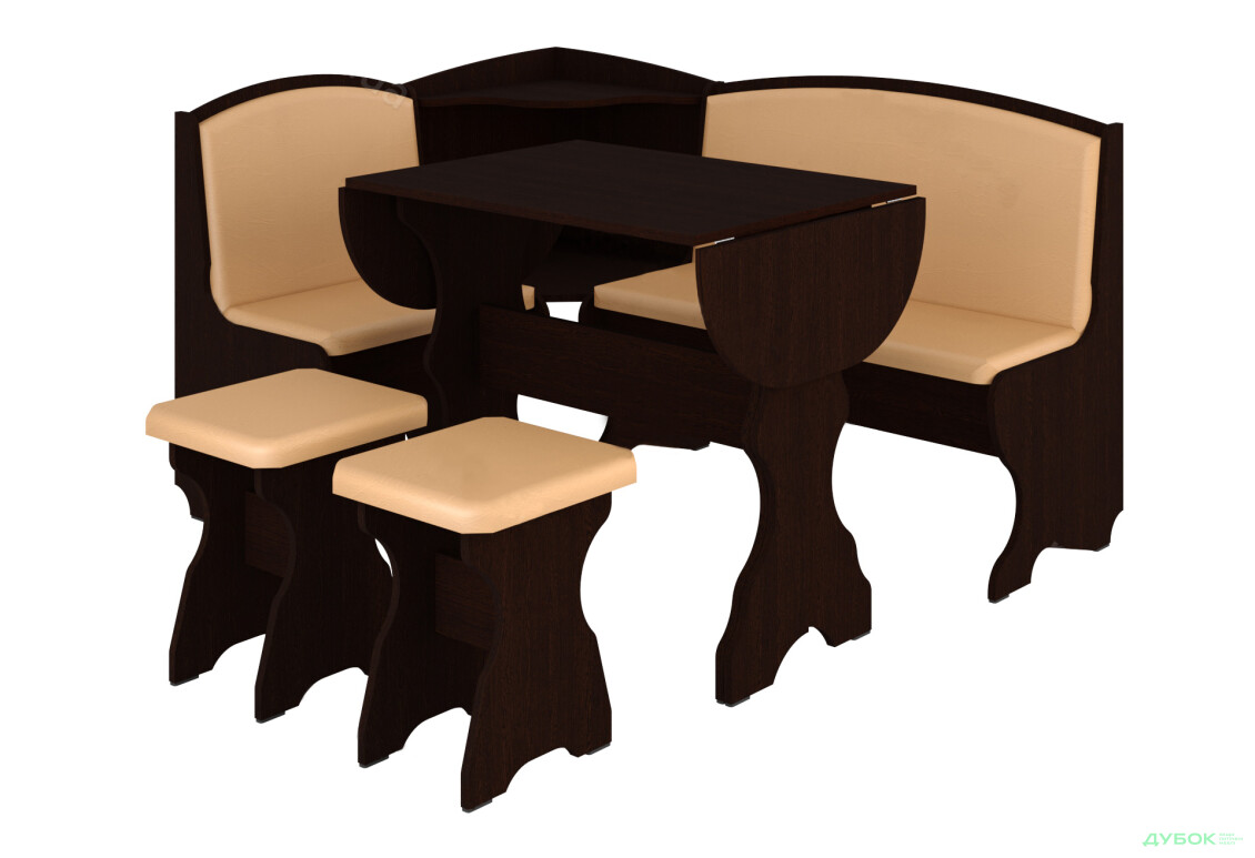 Кухонный уголок Виконт (с раскл.столом) Пехотин - Изображение 1 Изображение 1 - Кухонный уголок Виконт (с раскл.столом) Пехотин