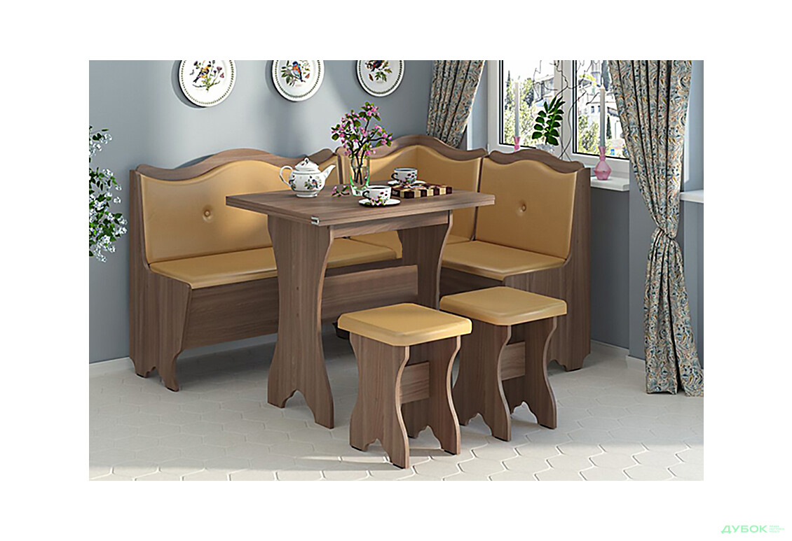 Изображение 8 - Кухонный уголок Герцог (с раскл.столом) Пехотин