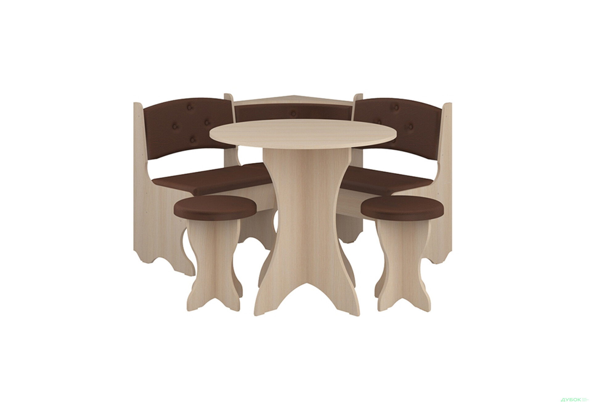 Кухонний куточок Боярин (з прост.столом) Пехотін - Зображення 2 Зображення 2 - Кухонний куточок Боярин (з прост.столом) Пехотін