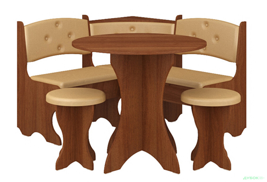 Кухонний куточок Боярин (з прост.столом) Пехотін - Зображення 4 Зображення 4 - Кухонний куточок Боярин (з прост.столом) Пехотін