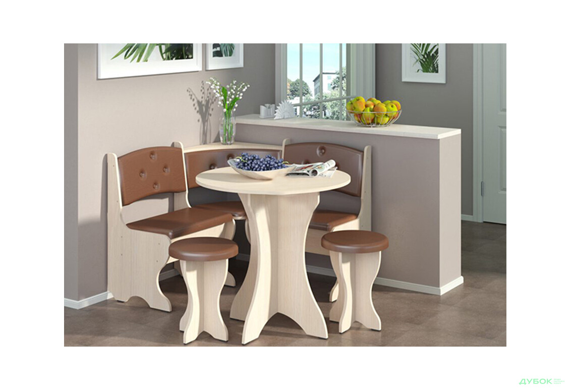 Кухонний куточок Боярин (з прост.столом) Пехотін - Зображення 5 Зображення 5 - Кухонний куточок Боярин (з прост.столом) Пехотін