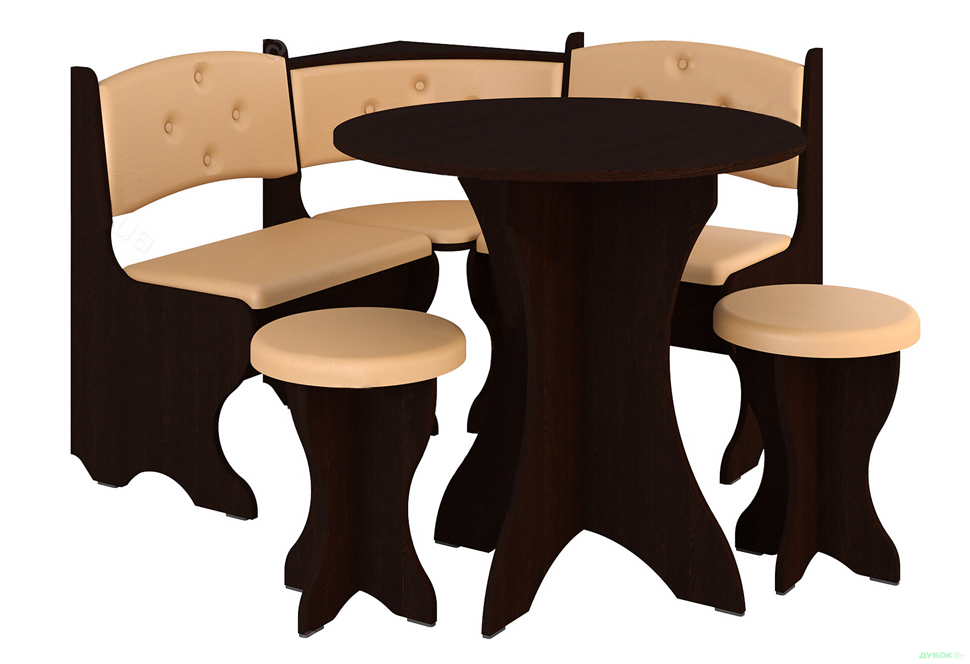 Кухонний куточок Боярин (з прост.столом) Пехотін - Зображення 1 Зображення 1 - Кухонний куточок Боярин (з прост.столом) Пехотін