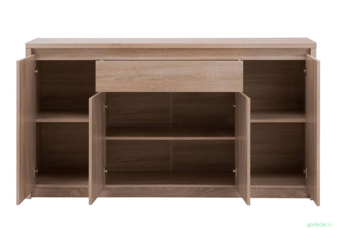 Комод VMV holding Нортон 4-дверний з шухлядою 168 см Дуб сонома - Зображення 5 Зображення 5 - Комод VMV holding Нортон 4-дверний з шухлядою 168 см Дуб сонома