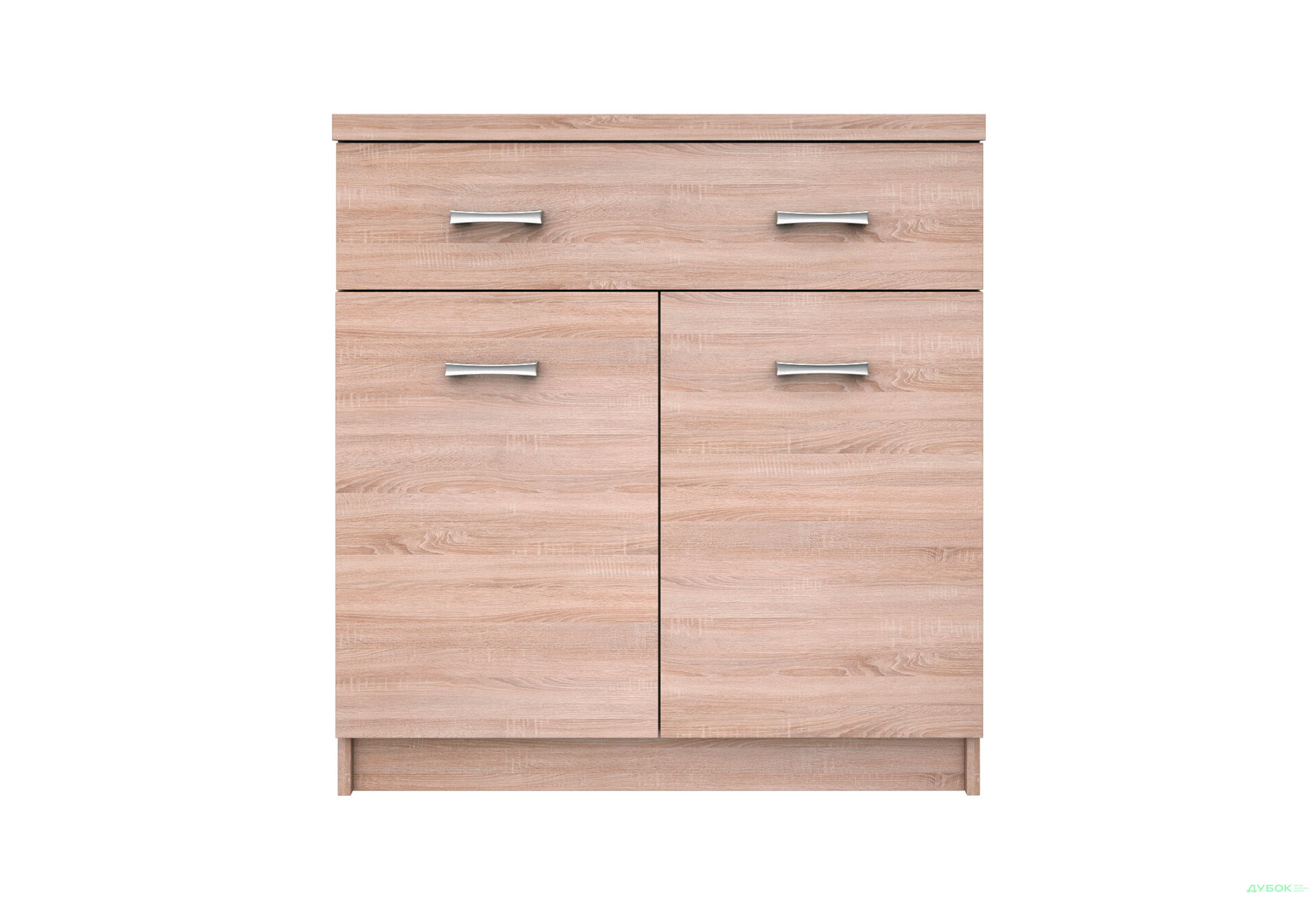 Комод VMV holding Топ-мікс 2-дверний з шухлядою 80 см Дуб сонома - Зображення 1 Зображення 1 - Комод VMV holding Топ-мікс 2-дверний з шухлядою 80 см Дуб сонома