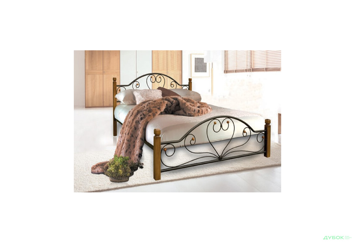 Джоконда на деревянных ножках 160х200 + вклад ДВП Металл-Дизайн